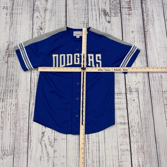 STARTER Dodgers Blue Jersey with Gray Accents - Picture 3 of 7